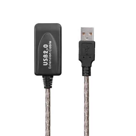 PM-4952 30 Metre Şeffaf Korumalı USB 2.0 Uzatma Kablosu