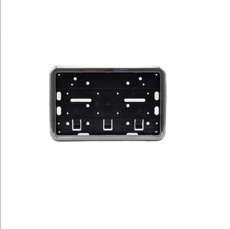 Plaka Altı Kare 26X17 cm Motor Çerçeveli Krom Plakalık