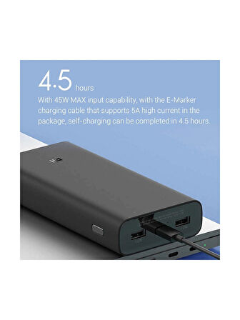 Xiaomi Powerbank 20000 Mah 50W TYPE C Hızlı Şarj PB200SZM