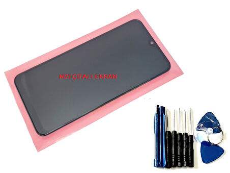 Samsung Galaxy M21 (SM-M215F) Lcd Ekran Dokunmatik Orijinal (Full ÇITALI Tamir Seti)