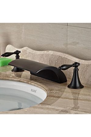 Banyo Bataryası Küvet Jakuzi Ankastre Mat Siyah Yeni Şelale 7 Yıl Garantili Ithal
