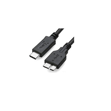 5241 Usb Type C To Micro Usb 3.0 Taşınabilir Hdd Hard Disk Kablosu 1M (1 Metre)