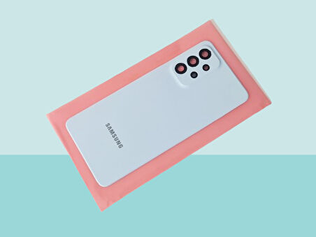 Tkgz - Samsung Galaxy A33 Arka Kapak (Cam Full Lensli) - MAVİ