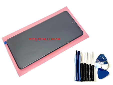 Samsung Galaxy M31S (SM-M317F) Lcd Ekran Dokunmatik Orijinal (Full ÇITALI Tamir Seti)