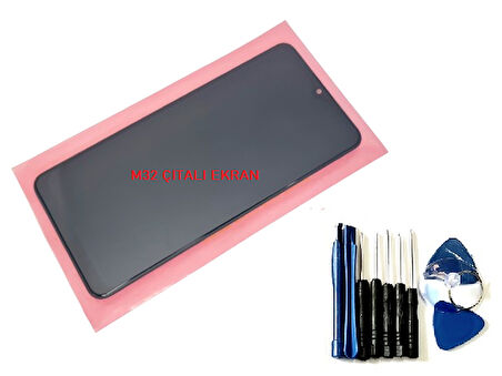 Samsung Galaxy M32 (SM-M325F) Lcd Ekran Dokunmatik Orijinal (Full ÇITALI Tamir Seti)