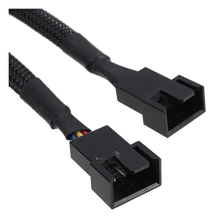 5025 Fan Çoklayıcı 2 Port Y Pwm 4 Pin Splitter Çoklayıcı Switch Kablosu