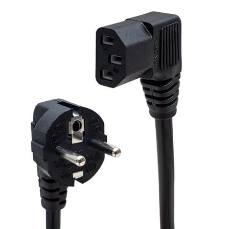 3x1 Mm 1.8 Metre 90 Derece L Tip Posetli C13 Power Kablo