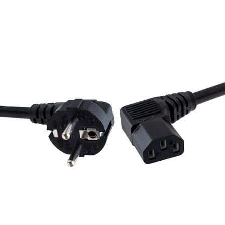 3x1 Mm 1.8 Metre 90 Derece L Tip Posetli C13 Power Kablo