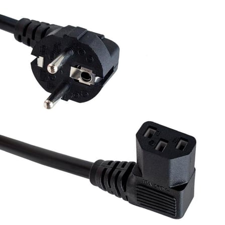 3x1 Mm 1.8 Metre 90 Derece L Tip Posetli C13 Power Kablo