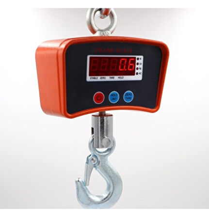 500 kg Vinç Çelik Baskülü / Askılı / Çengelli Vinç Kantarı