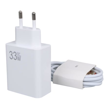 33w Turbo USB Şarj Başlik Adaptörü + Type-c Kablo