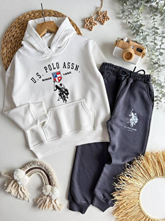 UNİSEX MODEL KAPÜŞON DETAYLI %100 PAMUKLU ALT - ÜST TAKIM