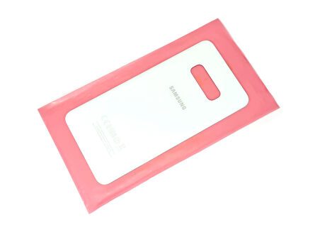 Tkgz Samsung Galaxy S10 E Arka Pil Batarya Kapağı (CAM+B-7000) BEYAZ