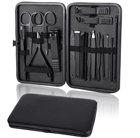 Paslanmaz Çeli̇k 18in1 Profesyonel Mani̇kür Tirnak Bakim Seti̇