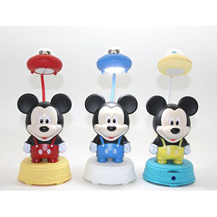 STARSTUFFS Mickey Mouse Masa Üstü Lamba USB Şarjlı Model 2