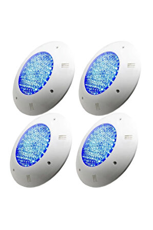 4 Adet 30 Watt Smd Led Mavi Sıva Üstü Havuz Lambası 12 Volt