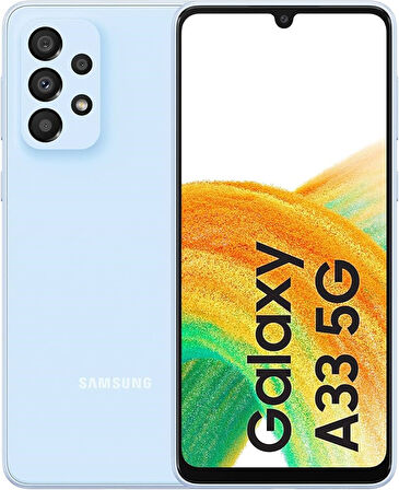 Samsung Galaxy A33 5G Blue 128 GB 8 GB Ram YENİLENMİŞ ÜRÜN (Sıfır Gibi) 