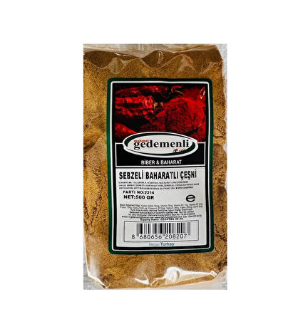 SEBZELİ BAHARATLI ÇEŞNİ 500 GR