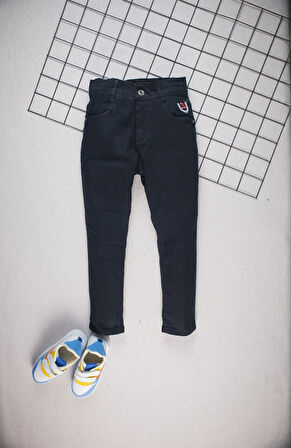 Erkek Çocuk Takım –Çizgili Gömlek ve Siyah Pantolon Kombini I Günlük ve Özel Günler İçin Çocuk Takım