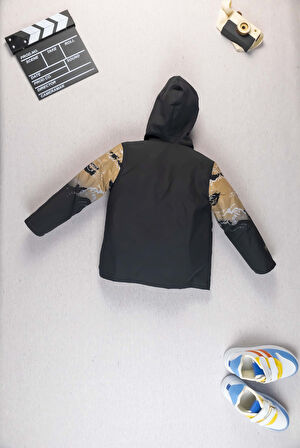 Erkek Çocuk Çift Taraflı Montlu ve Kot Pantolonlu Takım I Erkek Çocuk Bayramlık Kombini