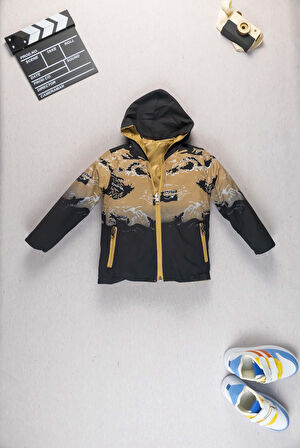 Erkek Çocuk Çift Taraflı Montlu ve Kot Pantolonlu Takım I Erkek Çocuk Bayramlık Kombini