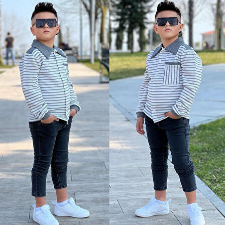 Bayrama Özel Şıklık: Erkek Çocuk Kombini I Minik Beylere Bayram Şıklığı! I Erkek Çocuk Gömlek