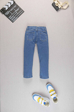 Şık ve Rahat: Tişört & Likralı Kot Takım I Erkek Çocuk Özel Rahat ve Trend Kombin I Bayramlık Takım