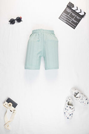 Erkek Çocuk Yazlık Takım 3-10 Yaş – Şortlu Gömlek Set | Börümcük Kumaş Alt Üst İkili Takım