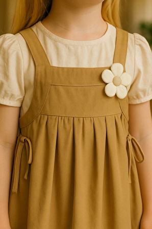 Kız Çocuk İçin Şık Kombin – Elbise ve Bluz Takım I Özel Günler İçin Kız Çocuk Elbise Takımı