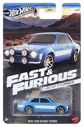 Brian O'Conner 4/5 - Hot Wheels 1970 Ford Escort RS1600 (1/64) Fast & Furious