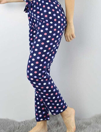 Cepsiz Kışlık Polar Kadın Pijama Altı Tek Alt je15