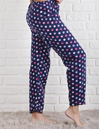 Cepsiz Kışlık Polar Kadın Pijama Altı Tek Alt je15