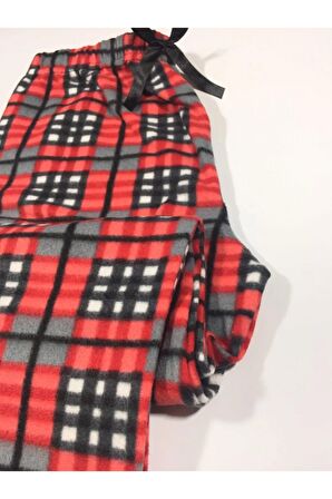 Cepsiz Kışlık Polar Kadın Pijama Altı
