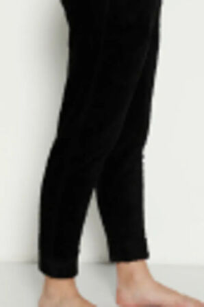 Cepli Lüx Pofuduk Polar Kışlık Pijama Altı pofcepli