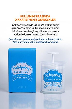 Yoğun Köpük Yapıcı Kap MISSHA Whipping Bubble Maker