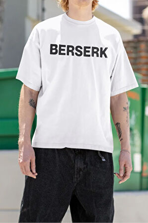 Berserk 1989 Baskılı Unisex Tişört, Oversize Anime Karakter Tişört