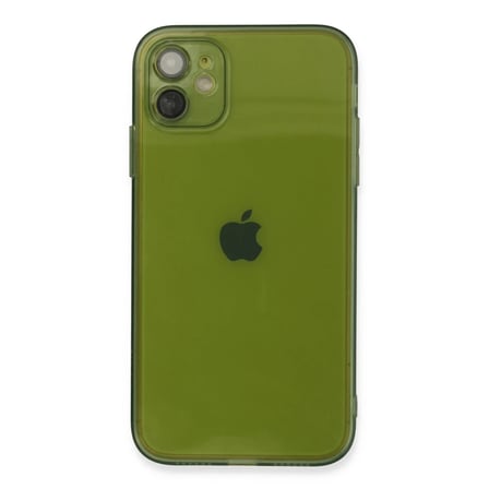 Apple iPhone 12 Kılıf Fly Lens Silikon - Yeşil