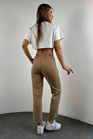 Elisora Yüksek Bel Gabardin Pantolon TNS-4361