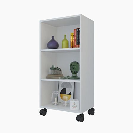 Kenzlife mutfak dolabı raziye 108*050*030 byz tekerlekli banyo evrak ofis ayakkabılık kiler