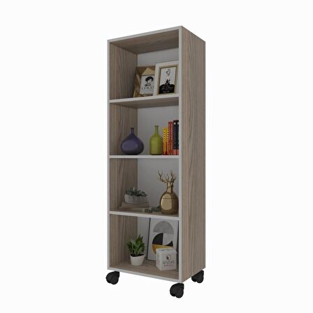 Kenzlife mutfak dolabı raziye 128*050*030 crd tekerlekli banyo evrak ofis ayakkabılık kiler