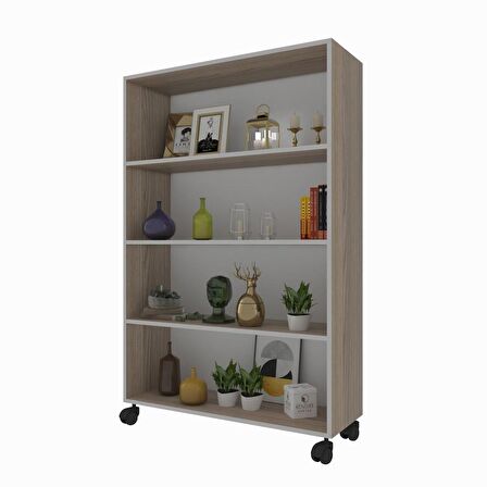 Kenzlife mutfak dolabı raziye 148*090*030 crd tekerlekli banyo evrak ofis ayakkabılık kiler