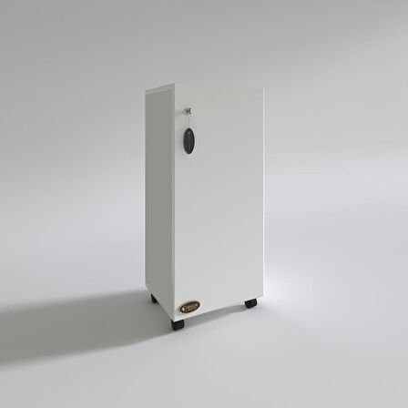 Kenzlife mutfak dolabı zehra 088*050*032 byz kilitli tekerlekli banyo evrak ofis kitaplık ayakkabılık kiler