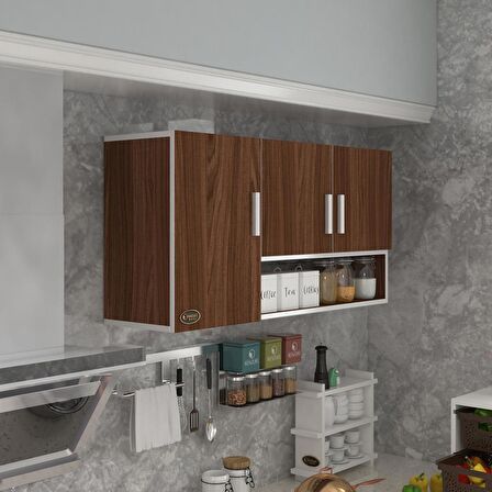 Kenzlife hazır mutfak mirandus22 cvz 060*120*22 mutfak banyo dolabı kapaklı raflı