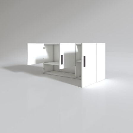 Kenzlife hazır mutfak mirena32 byz 060*120*32 mutfak banyo dolabı kapaklı raflı