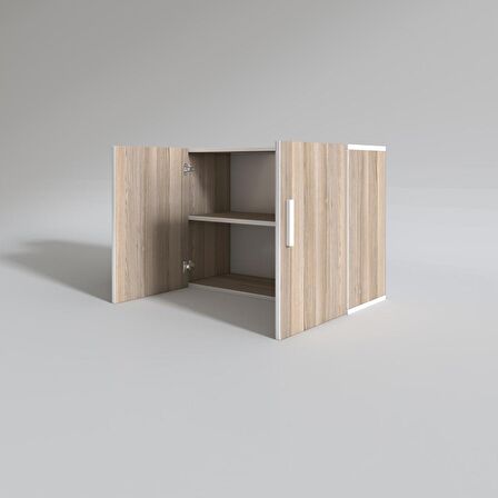 Kenzlife hazır mutfak castus22 crd 060*120*22 mutfak banyo dolabı kapaklı raflı