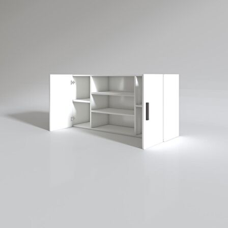 Kenzlife hazır mutfak honnor22 byz 060*120*22 mutfak banyo dolabı kapaklı raflı