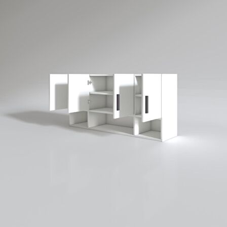 Kenzlife hazır mutfak severus byz 060*120*32 mutfak banyo dolabı kapaklı raflı