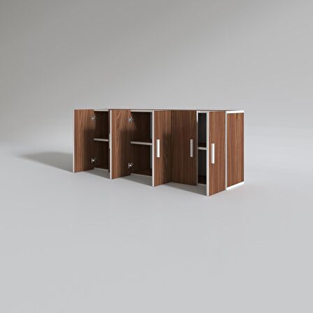 Kenzlife hazır mutfak nonus cvz 060*150*32 mutfak banyo dolabı kapaklı raflı