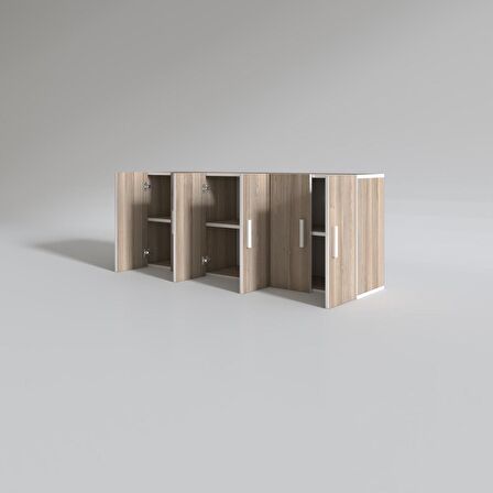 Kenzlife hazır mutfak nonus crd 060*150*32 mutfak banyo dolabı kapaklı raflı