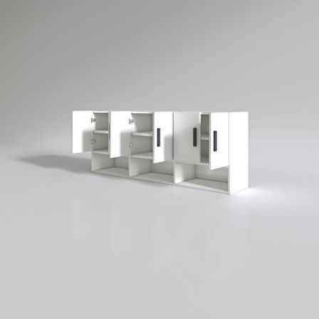 Kenzlife hazır mutfak liberato byz 060*150*32 mutfak banyo dolabı kapaklı raflı